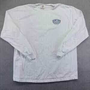 Ron Jon Surf Shop Shirt Mens 2XL White Long Sleeve Ocean City, NJ Comfort Colors